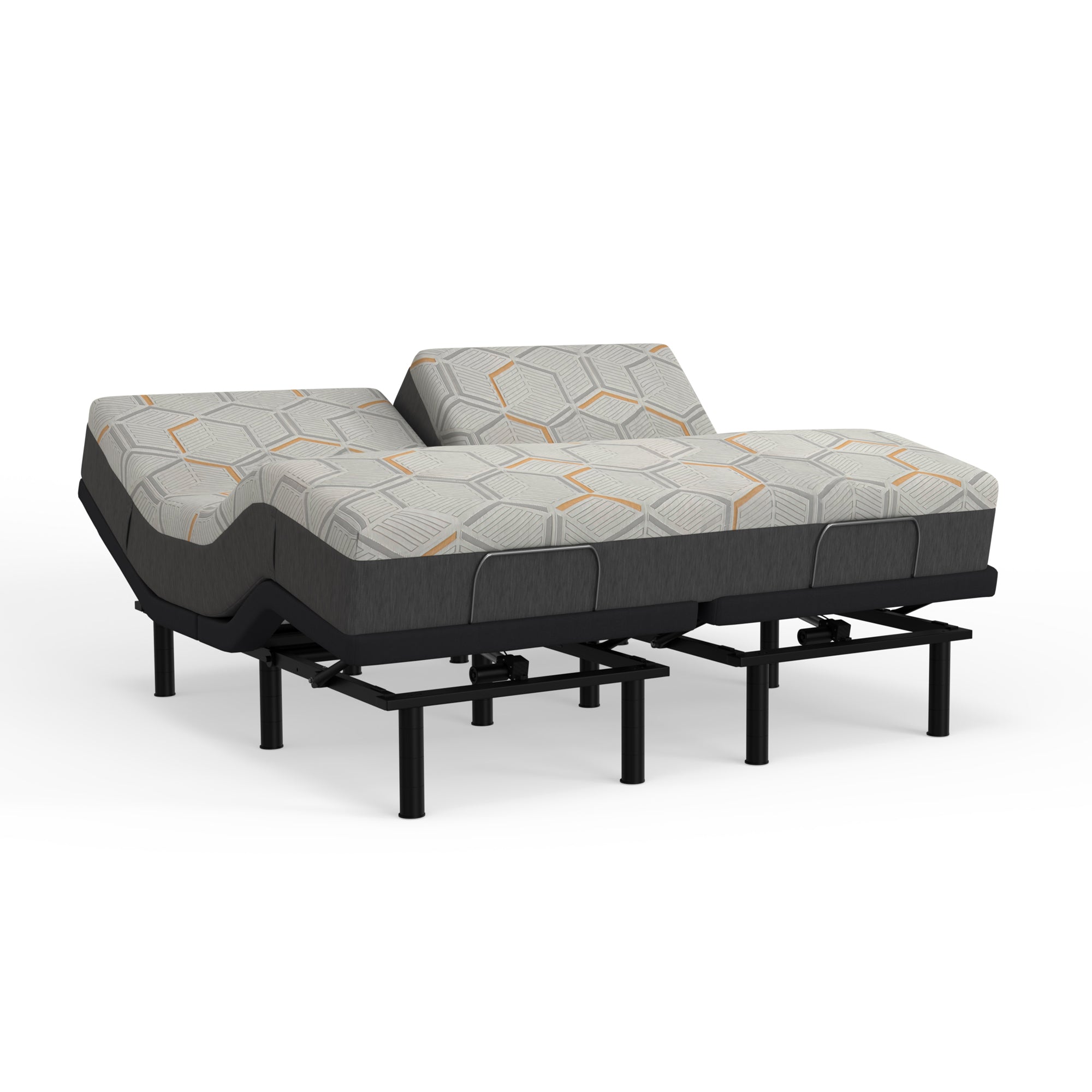 Split top deals king adjustable bed