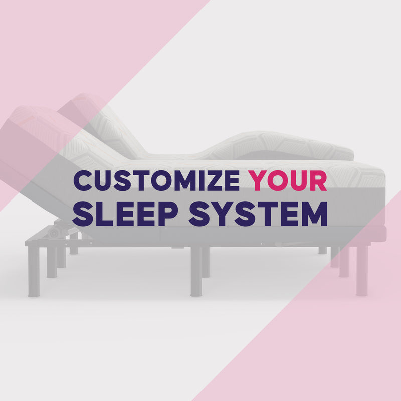 Build Your Own Sleep System: Mattress & Adjustable Base, Split Cal Kin