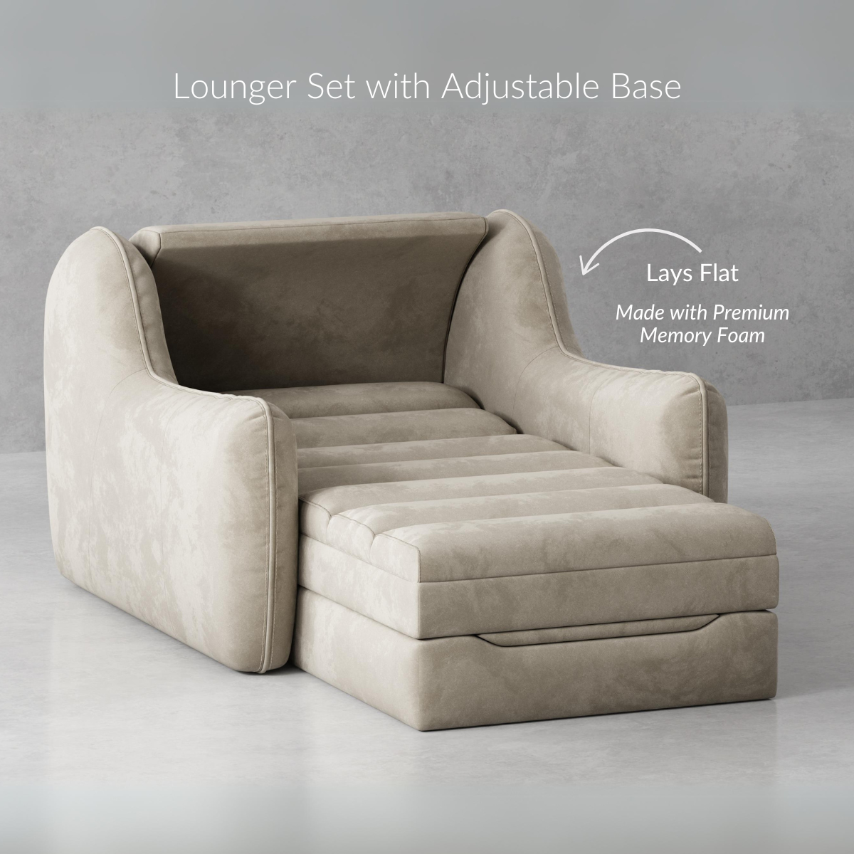 Enfinity Lounger™ Collection - Adjustable Bed Frame Lounger & Mattress