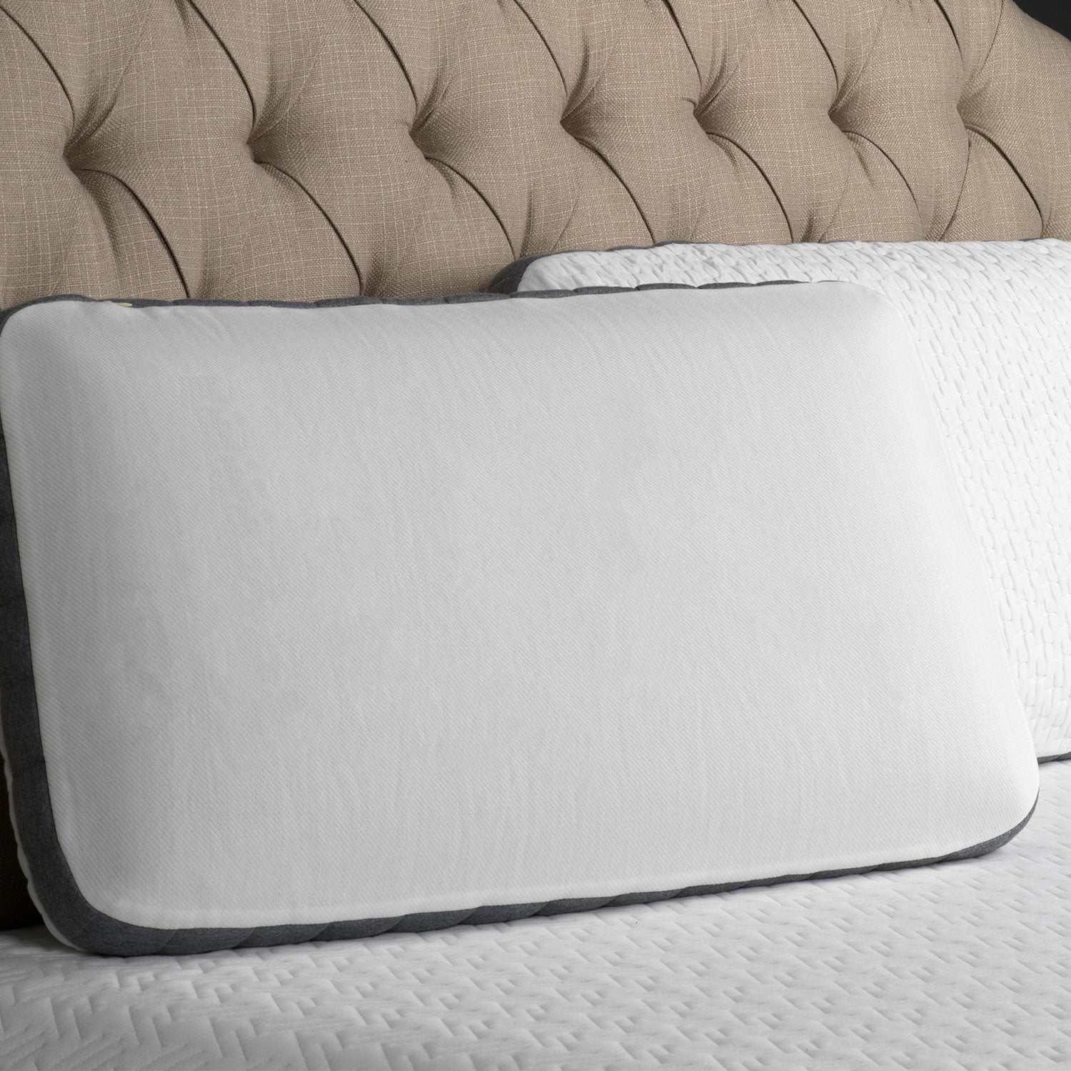 Bamboo Charcoal and Gel Memory Foam Pillow - Washable Cover